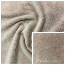 100%Polyester Double Flannel with Dyed Knitted Fabric